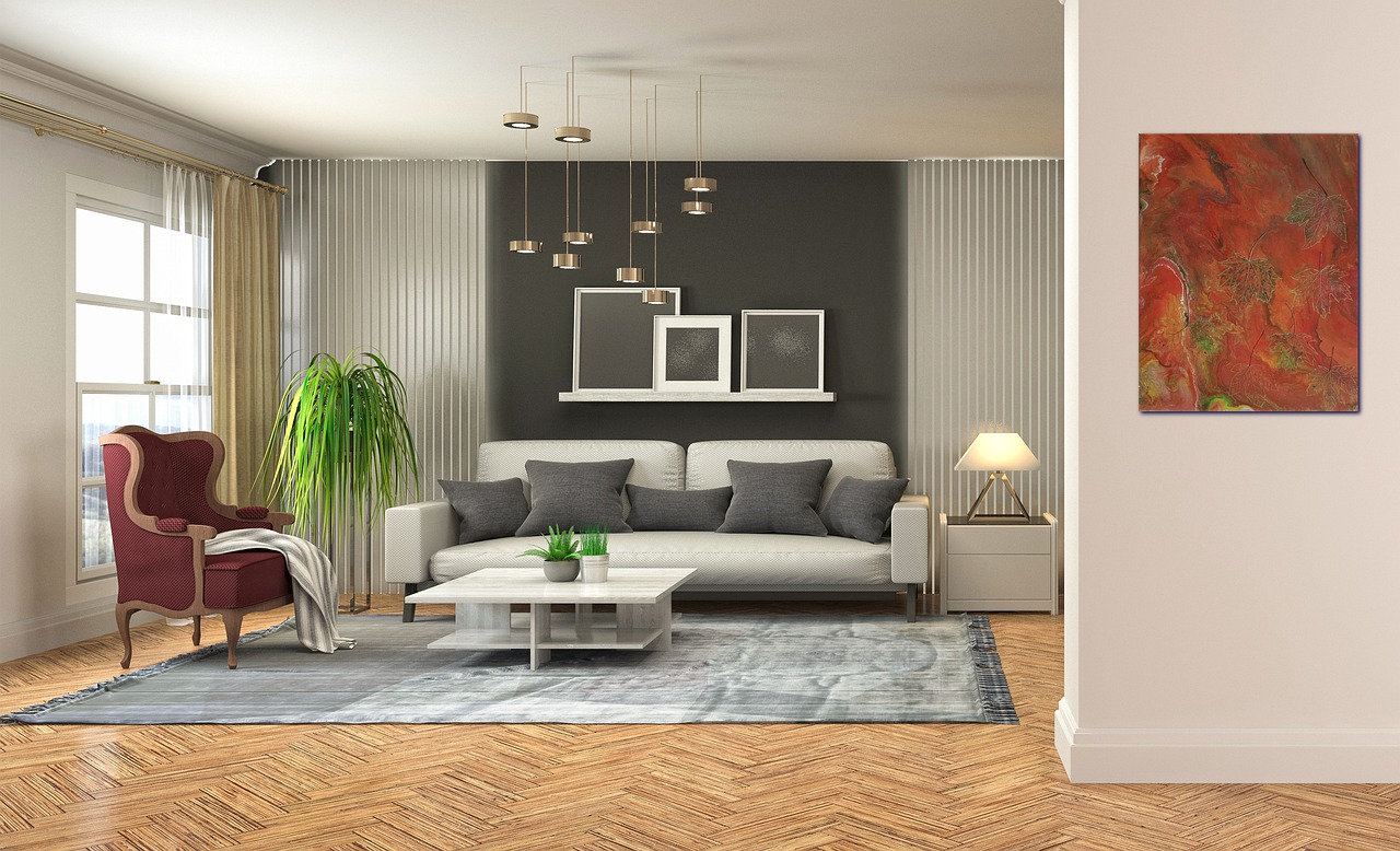 salon peinture grise