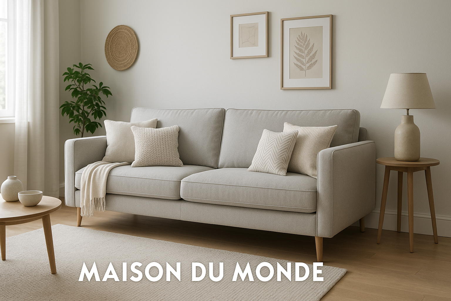 canapé maison du monde