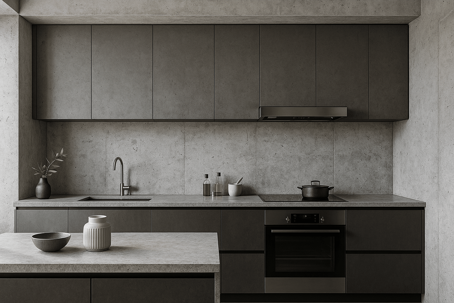 cuisine beton cellulaire