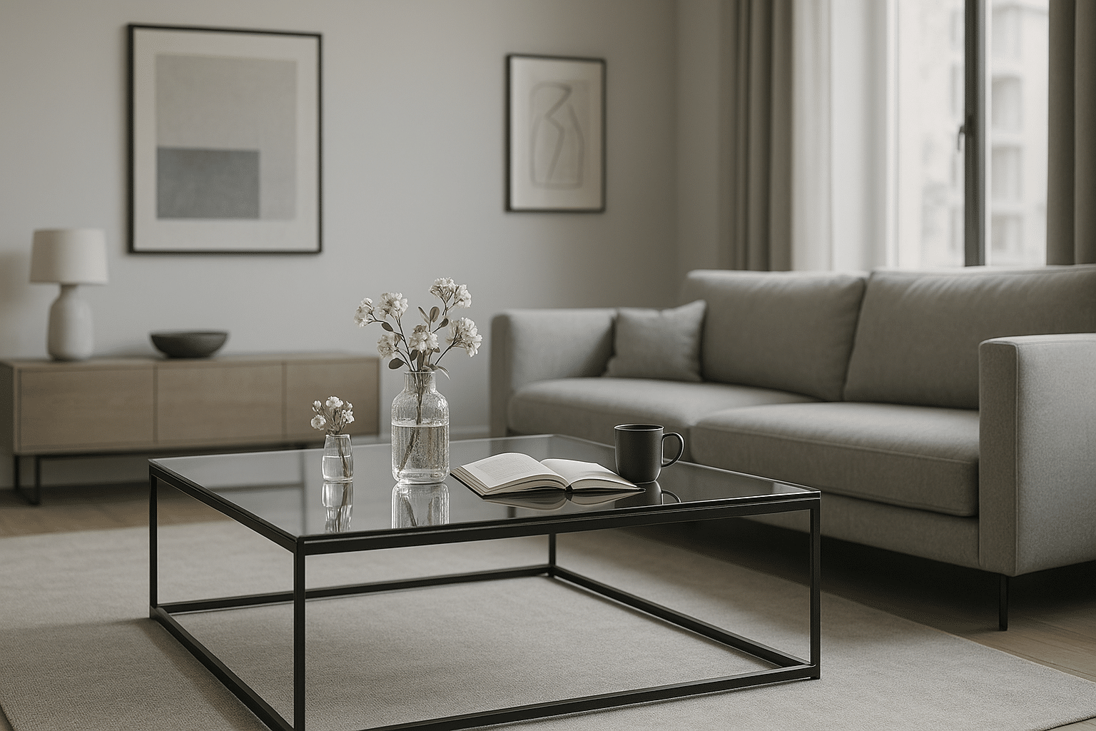 table de salon moderne